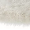3' Faux Fur Round Kids' Rug White - Pillowfort™