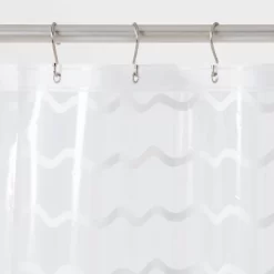 Kids' Wave Printed Shower Liner Clear - Pillowfort™ -Pillowfort Shop GUEST 04958e7c fd2e 43e8 893b f28ad3e80e3f