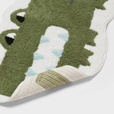 Alligator Kids' Bath Rug - Pillowfort™ 3 Alligator Kids' Bath Rug - Pillowfort™ - Image 3