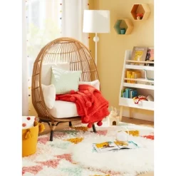 3' Faux Fur Round Kids' Rug White - Pillowfort™ -Pillowfort Shop GUEST 19a1d8a7 a83f 4a58 a225 4c2aa90c6fc4