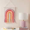 Rainbow Kids' Tapestry - Pillowfort™: Multicolored Cotton Wall Art, Vertical Spring Sky Decor, 14"x13"