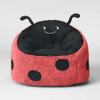 Ladybug Kids' Bean Bag Chair - Pillowfort™ 2 Ladybug Kids' Bean Bag Chair - Pillowfort™ - Image 2