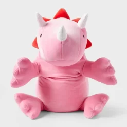 Dinosaur Weighted Plush Kids' Throw Pillow Bright Pink - Pillowfort™ -Pillowfort Shop GUEST 37faee07 3f63 4f6b acac 407c466a86c6