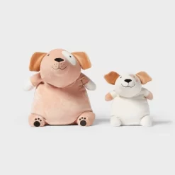 Dog And Baby Weighted Plush Kids' Throw Pillow Brown - Pillowfort™ -Pillowfort Shop GUEST 3a19259a f53c 4328 8ac3 6bec6b7ce48a