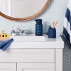 Kids' Toothbrush Holder Shark Blue - Pillowfort™: Fun Bathroom Accessory, Silicone, Animal Pattern