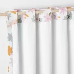42"W X 84"L All Over Kids' Blackout Window Curtain Panel Floral Print - Pillowfort™ -Pillowfort Shop GUEST 47525027 1b63 4e75 bcf8 02bd17383b45
