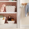 Polka Dot Kids' Fabric Bin - Pillowfort™