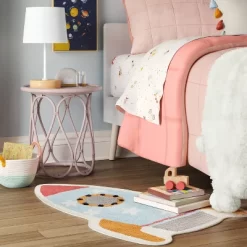 Rocket Shaped Kids' Accent Rug - Pillowfort™