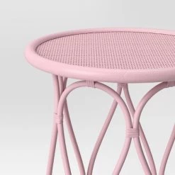 Rattan Kids' Bedside Table Coral - Pillowfort™: Pink Rattan Nightstand, No Assembly, Ethical Handcraft Certified -Pillowfort Shop GUEST 6d4e3cb5 28e4 47a7 b842 ae14a6e7546a