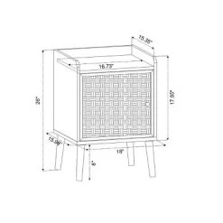 Rattan & Wood Bedside Kids' Cabinet Rose Pink - Pillowfort™ -Pillowfort Shop GUEST 7021447d 2fde 4823 82fe bd8bbbbb8aeb