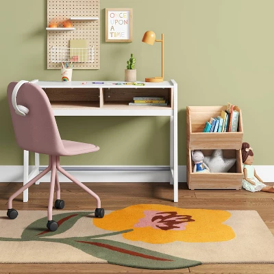 Flower Shaped Wool Kids' Rug - Pillowfort™ 1 Flower Shaped Wool Kids' Rug - Pillowfort™