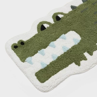 Alligator Kids' Bath Rug - Pillowfort™ 2 Alligator Kids' Bath Rug - Pillowfort™ - Image 2