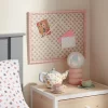 Pink Framed Fabric Kids' Photo Memo Board - Pillowfort™