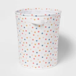 Polka Dot Kids' Fabric Bin - Pillowfort™ -Pillowfort Shop GUEST 7f48cfb0 c792 49d2 b30d 8c4db536bba8
