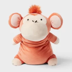 Monkey Weighted Plush Kids' Throw Pillow Orange - Pillowfort™ -Pillowfort Shop GUEST 7fec0585 35b9 4088 8ff9 274b374f414d