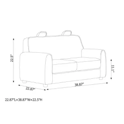 Upholstered Kids' Sofa Gray - Pillowfort™ -Pillowfort Shop GUEST 8bd0e36e 147c 4c1d bcfb 73703a97ebdd