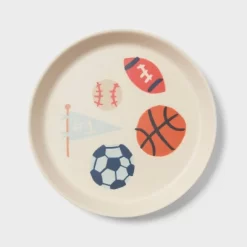 Kids' Sports Bamboo Melamine Plate - Pillowfort™ -Pillowfort Shop GUEST 989ae135 a14e 4ad3 88c4 4b766bda8c8b