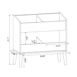 Modern Two Shelf Toy Kids' Bin White - Pillowfort™ -Pillowfort Shop GUEST a513d7df 5c70 4fb6 90e1 444d6b09cebc