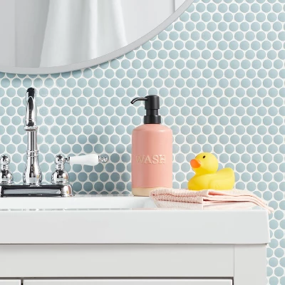 Pink Kids' Soap Pump Dispenser - Pillowfort™ 1 Pink Kids' Soap Pump Dispenser - Pillowfort™