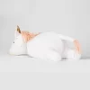 Unicorn Weighted Plush Kids' Throw Pillow White/Blush - Pillowfort™