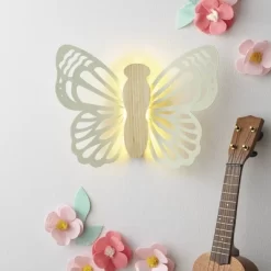 Butterfly Wood Lit Kids' Wall Decor Cream - Pillowfort™ -Pillowfort Shop GUEST b3cbb6e1 bc0c 4879 995b 9742aeb143db
