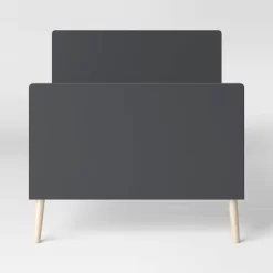 Twin Modern Kids' Bed Dark Gray - Pillowfort™