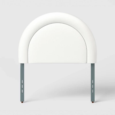 Twin Luxe Velvet Headboard Ivory - Pillowfort™ 2 Twin Luxe Velvet Headboard Ivory - Pillowfort™ - Image 2