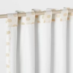 42"W X 84"L Clipped Dotted Kids' Blackout Window Curtain Panel Metallic Gold - Pillowfort™ -Pillowfort Shop GUEST cb1a3a6e 4384 4a36 a522 dff0ef1c1c00