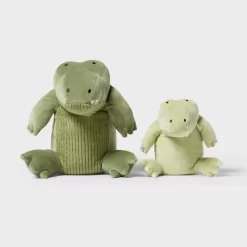 Alligator And Baby Weighted Plush Kids' Throw Pillow Green - Pillowfort™ -Pillowfort Shop GUEST f1021166 e2f0 465e aea3 00420a64fca9