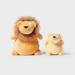 Lion And Baby Weighted Plush Kids' Throw Pillow Yellow - Pillowfort™ -Pillowfort Shop GUEST fcf8d48a aba3 4ee1 93f5 de96fc067f39