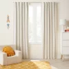 42"W X 84"L Clipped Dotted Kids' Blackout Window Curtain Panel Metallic Gold - Pillowfort™