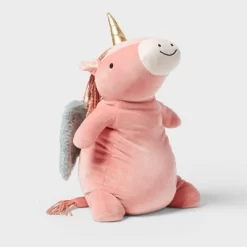 Pegasus Weighted Plush Kids' Throw Pillow Pink - Pillowfort™ -Pillowfort Shop GUEST ffae868b d772 42b0 8824 a53a1937627c